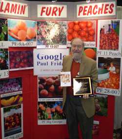 National Peach Council Recognizes Breeder Paul Friday