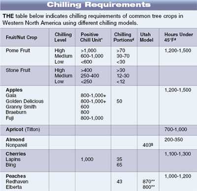 Using A Chilling Model To Determine Yield