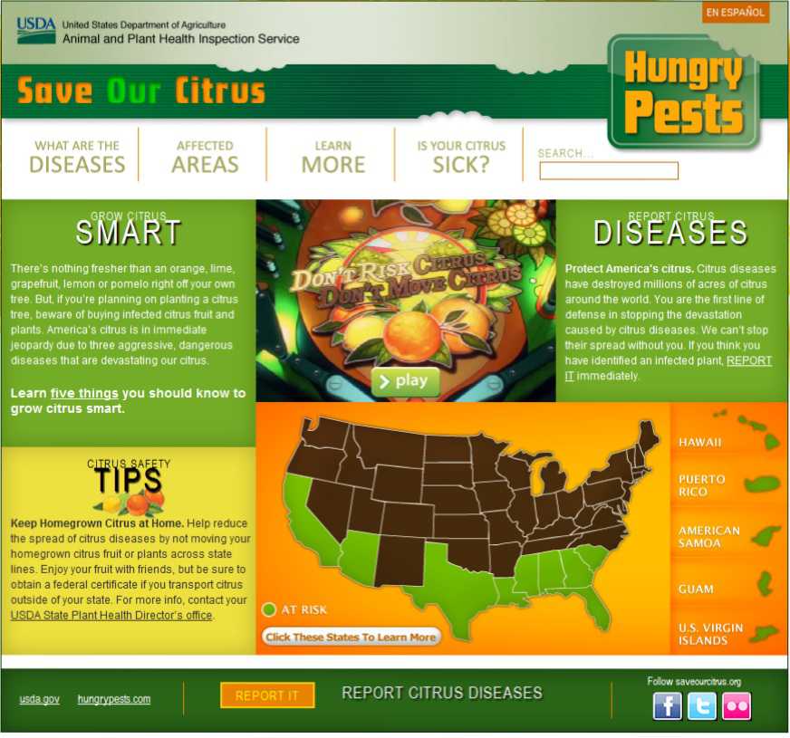 USDA Spreads The Word About Citrus Diseases
