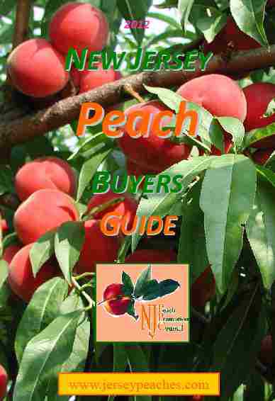 New Jersey Peach Buyers Guide Now Available