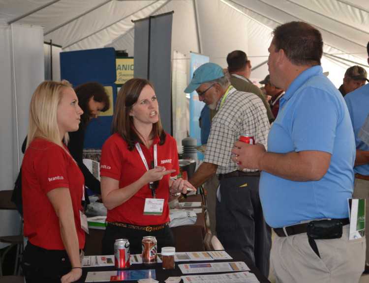 Business Talks On The Tradeshow Floor