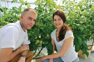 The children of St Bethany Fresh owner, Steve Hale, Stephen and Leah Beth Murphy, helped their father open a 24,000 square-foot greenhouse.