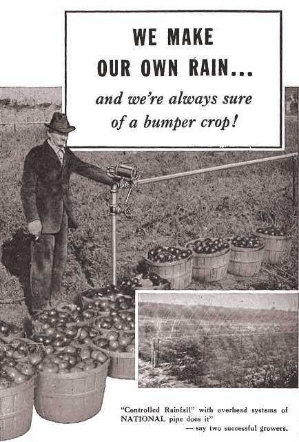 Irrigation Tool From The 1940s Makes It Rain