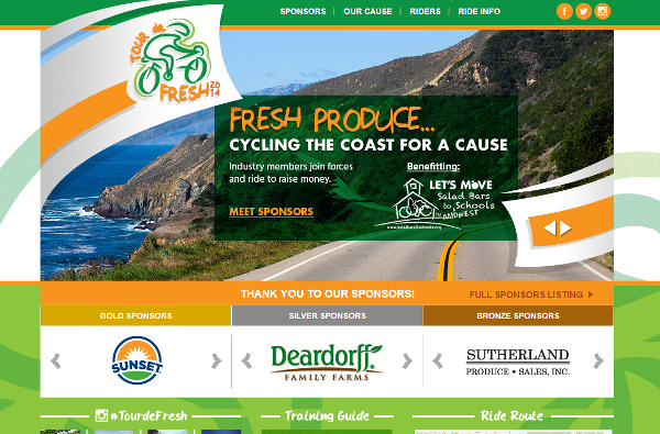 Tour de Fresh Launches Campaign For United Fresh’s “Let’s Move Salad Bars”