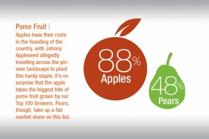 Pome Fruit Grown By Our Top 100 Growers