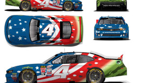 National Watermelon Association Designs Patriotic Car For NASCAR Racer