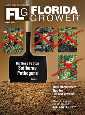 Florida Grower magazine Aug. 2015 cover