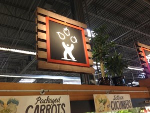 6. The Market District Man Is Used Throughout The Store