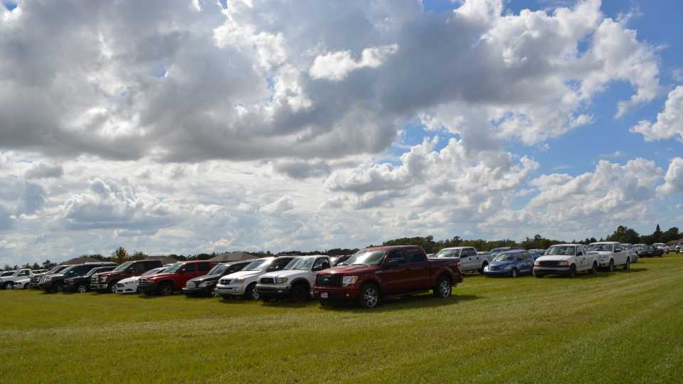 Pickups As Far As The Eye Can See