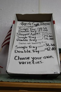 Apple gift box instructions at H&W Farms
