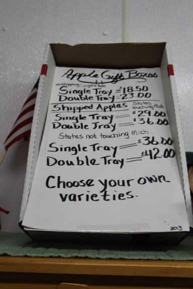 Apple gift box instructions at H&W Farms