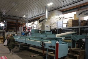 Apple sorting machine on display at Klackle
