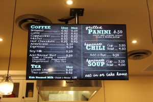 1. Hopcott Farms' Digital Menu Sign