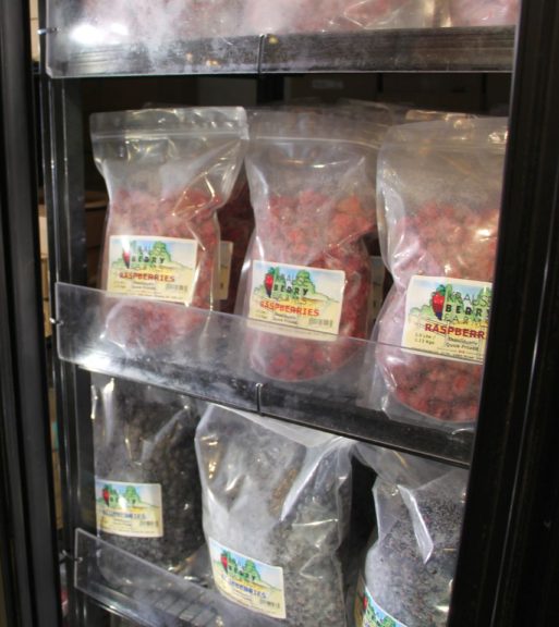 Frozen berrys from Krause Berry Farms