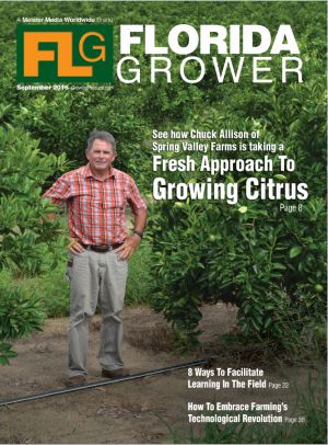 Sept. 2016 Florida Grower magazine cover