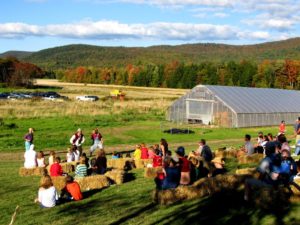 Another way Full Moon Farm is diversifying is by increasing the number of events it hosts, like this pig roast.