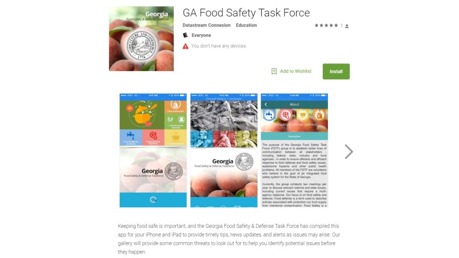 Georgia Food Safety Task Force from Georgia Food Safety Task Force