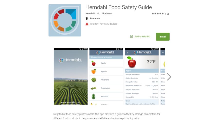 Hemdahl Food Safety Guide from Hemdahl Ltd.