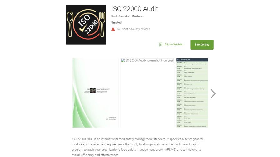 ISO 22000 Audit from ISO 22000