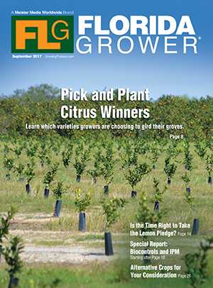 Sept. 2017 Florida Grower magazine cover