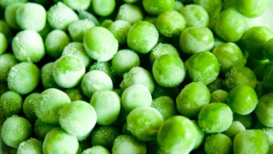 6. Frozen sweet peas (Clean)