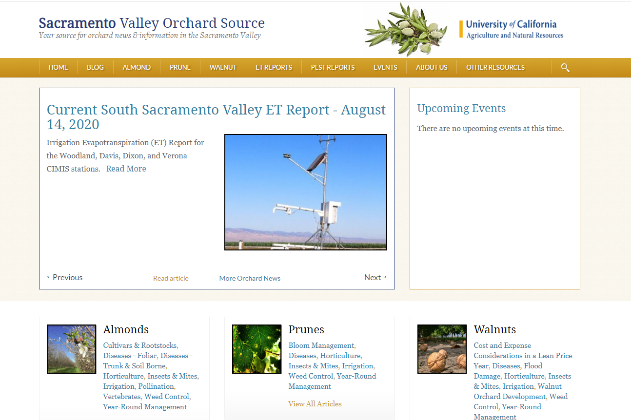 Newsletter Category: Almond, Walnut, and Prune Sacramento Valley Newsletters